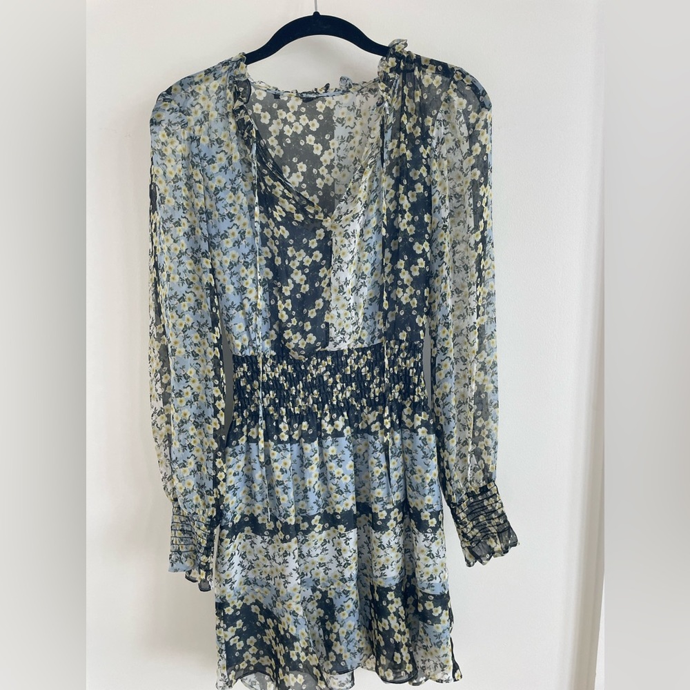 Parker NYC Floral Long Sleeve Dress
